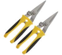 OSOLADY 2 Piezas de Tijeras de Aviación para Metal Diseño de Resorte, Acero Inoxidable y Pvc, Herramientas de Chapa Metálica para Diversas Tareas de Corte