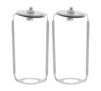 OSOLADY 2 soportes para colector de calor de rociadores contra incendios - Soporte de montaje de metal para protector térmico de rociadores contra incendios para instalación en techo - Accesorio de