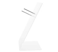 OSOLADY Estante Organizador de Acrílico para Secador de Pelo Almacenamiento para Cable, Diseño Multifuncional y Elegante para Salón y Uso en Casa, Color Blanco