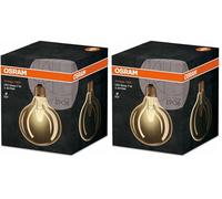 OSRAM 809406 Bombilla LED E27, Globo, Equivalente a 55 Vatios (Paquete de 2)