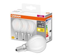 OSRAM Bombilla LED 819399 E14 4 W blanco cálido 470 lm, 3 unidades