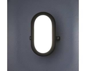 OSRAM aplique LED para exterior BULKHEAD negra 6 W plástico IP54