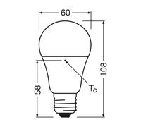 OSRAM Bombilla convencional LED Relax/Activo/Dormir E27 4,9W mate 827/840 EC:EPREL:1838227