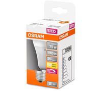 OSRAM - Bombilla LED A60 10,5 W E27 827 regulable con luz cálida (2700 K), 1055 lm y 25.000 horas de vida útil, ideal para lámparas de techo, mesita de noche y salón