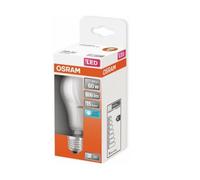 Osram - Bombilla LED A60 8,5 W 840 lm E27 con cristal opal para luces interiores, lámpara techo salon y lámpara mesita noche, 110x60 mm, 10.000 horas de duración