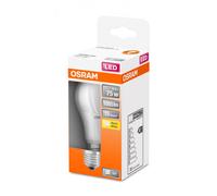 Osram - Bombilla LED A60 CLASSIC 10w 827 E-27 con luminosidad 1060 lm y duración 10.000 horas para lámpara techo, plafón led techo y luces interiores