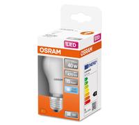 Osram - Bombilla LED A60 CLASSIC 4,9w 840 E-27 opal de forma clásica para luces interiores, lámparas de techo y apliques pared interior, 470 lm, 10.000 horas, ideal para salón, dormitorio y cocina