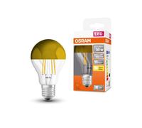Osram - Bombilla LED A60 CUPULA ORO SPOT 7W 827 E-27 para luces interiores, lámpara techo y apliques pared interior, 700 lm, 15.000 horas, compatible con lámparas mesita de noche y salón