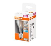 Osram - Bombilla LED A60 FILAMENTO MATE 11 W E27 con luminosidad 1521 lm, tono neutro 4000K (840), 10.000 horas de duración, ideal para lámparas de techo, mesita de noche y salón