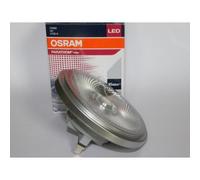 OSRAM - Bombilla LED AR111 G53 7,4 W 12 V 2700K Ángulo de Haz 24º Dimmable para Sustitución de Halógenas en Iluminación Residencial y Comercial
