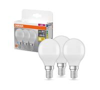 Osram Bombilla LED P40 E14 4,9W 2700K 470 lm Blanco cálido Mate 3 uds