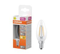Osram bombilla LED E14 filamento transparente 2700K de 1,8 W (25 W)