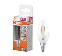 Osram bombilla LED E14 filamento transparente 4000K de 1,8 W (25 W)
