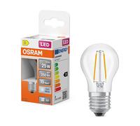Osram Bombilla LED E27 Esférica P45 Filamento Transparente 4000K 1,8 W (25 W)