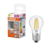 Osram Bombilla LED E27 Esférica P45 Filamento Transparente 4000K 3,4 W (40 W)