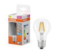 Osram Bombilla LED E27 Pera A60 Filamento Transparente 6500K 3,4 W (40 W)