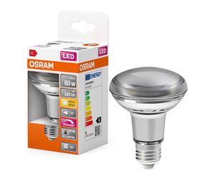 Osram Bombilla LED E27 | Reflector R63 | 2700K | Regulable | 4,9 W (60 W)
