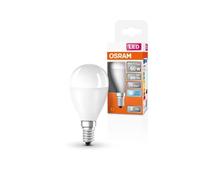 OSRAM - Bombilla LED esférica 6,5 W E-14 840 para lámparas de mesita de noche, salón y techo - 806 lm, 15.000 h, ideal para luces interiores y apliques pared interior