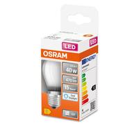 Osram - Bombilla LED esférica filamento mate 4 W E27 865, 470 lm, 15.000 h, ideal para lámpara techo, lámpara mesita noche y apliques pared interior