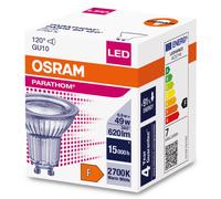 Osram - Bombilla LED GU10 5,6 W 2700K 120º ADoceVoltios con 620 lm y 1164 cd para focos empotrables y de superficie, ideal para luces interiores y apliques pared interior
