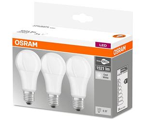 OSRAM - Bombilla LED STANDARD 13 W E27 840 lm opal de forma clásica, 1521 lúmenes, 10.000 horas de duración, ideal para lámpara techo, plafón led techo y luces interiores
