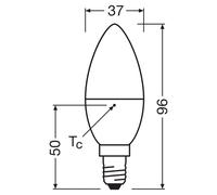 OSRAM NATURE LOOP - lámparas LED especialmente sostenibles hechas de plástico reciclado, paquete de 3 bombillas, reemplaza bombillas incandescentes tradicionales de 40W, forma de vela, E14