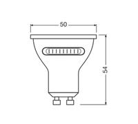 OSRAM bombilla reflectora LED GU10, PAR16, CCT, 4,2 W, 36°, 400 lm EC:EPREL:1382164