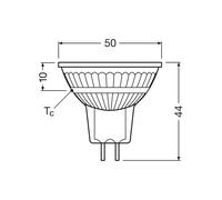 OSRAM bombilla reflectora LED GU5.3 3.8W 827 36° 5-pack EC:EPREL:1368249
