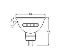 OSRAM bombilla reflectora LED GU5.3, CCT, 12 V AC/DC, 5,6 W, 36° EC:EPREL:1382163