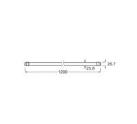 OSRAM bombilla tubular LED para plantas T8 15W tubo Fluora 2.500K 120cm