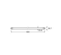 OSRAM bombilla tubular LED T8 10W tubo Bio-Lumilux 965 90cm EC:EPREL:1619075