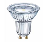 Osram Bombillas reflectoras LED con casquillo GU10, ahorro de energía, larga vida útil de 15.000 h, ángulo de haz de 36°, blanco cálido, PAR16 49 120 ° 6,9 W/2700 K GU10