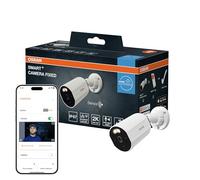 OSRAM Cámara exterior SMART+ WiFi 4MP 2K IP67 visión nocturna blanca