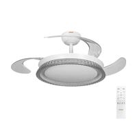 Osram Ceiling Fan Cierzo - Ventilador de techo (1220 mm, 60 W, CCT RGB, 60 W, diámetro de 1220 mm, con iluminación, con mando a distancia)