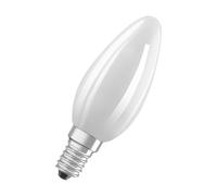 OSRAM Lámpara LED SUPERSTAR+ CLASSIC B GLFR 40, E14, forma de mini vela, 2.5W, 470lm, 2700K, luz blanca cálida, tecnología filamento LED, optimo consumo de energía, clase nergética B