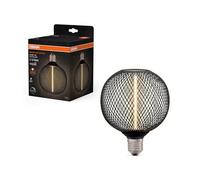 OSRAM Decor LED Globo Filamento Paja E27 3,5W negro 1800K