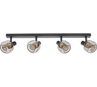 OSRAM DECOR Spot Firefly, lámpara de pared, 4x2.8W, casquillo E14, 1000 lúmenes, 2700K, blanco cálido, regulable, IP20, metal/vidrio, color . Incluye LEDs que son reemplazables