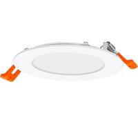 OSRAM Downlight Slim 120mm, luz LED empotrable, 8W, blanco neutro 4000K, 550 lúmenes, diseño plano, IP20, fácil instalación para salones y cocinas (Paquete de 5)