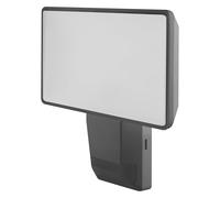 OSRAM ENDURA PRO Foco sensor exterior de alta on amplio ángulo de iluminación y diseño óptico innovador, 27W, gris oscuro, protección IP55, para estacionamientos y parques