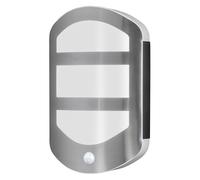 OSRAM ENDURA Style Plate Wall aplique con sensor | ENDURA Style Plate, Outdoor Lanterns, Acero, 25000 h, Paquete de 1