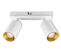 OSRAM Foco de techo LED Spot Eternal 2x GU10 blanco oro