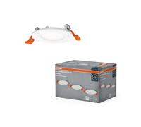 OSRAM Foco empotrable LED Essential Slim 85 mm 4,5 W 4000 K Blanco | LED spot and downlight recess slim, Spot lights and ceiling spots, Blanco, 85 mm dia, 25000 h, Paquete de 3