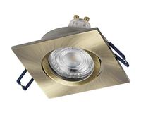 OSRAM Foco empotrable LED Spot Set cuadrado flexible de latón