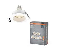 OSRAM Foco empotrable LED Spot Set GU10 2,6 W Blanco 85 mm | Spot Set Recess GU10, Spot lights and ceiling spots, Blanco, 85 mm dia, 25000 h, Paquete de 5