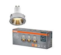 OSRAM Foco empotrable LED Spot Set GU10 3W DIM níquel satinado