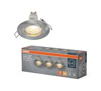 OSRAM Foco empotrable LED Spot Set GU10 4,5W Níquel Click