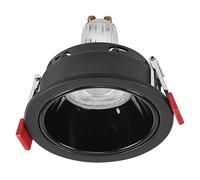 OSRAM Foco empotrable LED Spot Set GU10 Press 4,5 W Negro