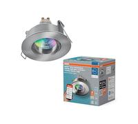 OSRAM Foco LED empotrable Smart Matter Spot IP65 níquel satinado