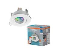 OSRAM Foco LED empotrable Smart Matter Spot IP65 RGBW blanco ajustable, 4,7 W Smart Home, regulable, control mediante aplicación