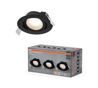 OSRAM Foco LED empotrable Spot Set DIM 4,9W 120° Negro